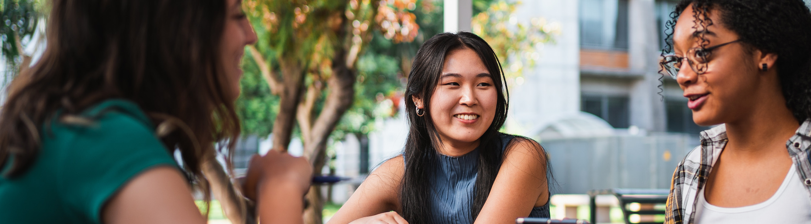 young girl smiling