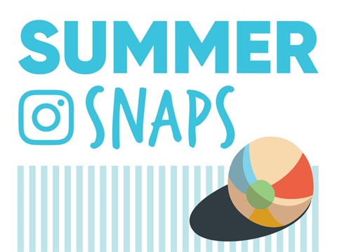 summer snaps and an animates beach ball