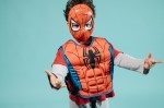Child in a spider-man costume