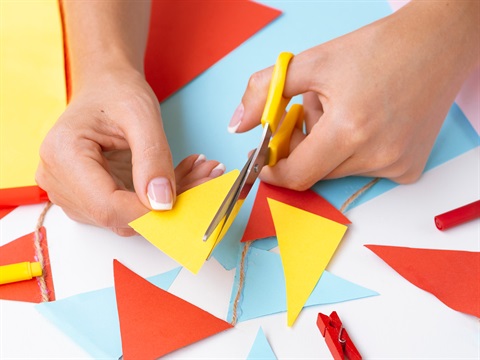 person crafting