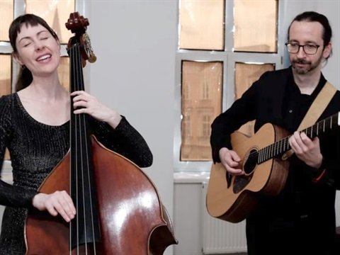 two musicians 