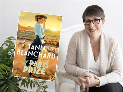 tania blanchard and her book cover