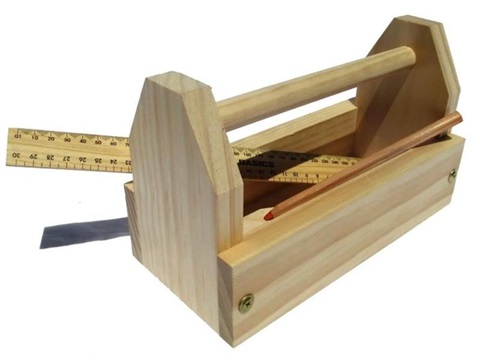 wooden toolbox